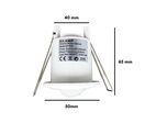 Détecteur de Mouvement Encastrable 3m 360° 220V Ø50mm
