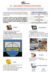 VCI  - CONDITIONNEZ ET PRESERVEZ VOTRE MATERIEL 