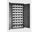 Armoire grande capacité avec 36 bacs Ecogreen gris 9.4 litres