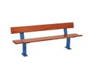 Banc bois et acier Pagode