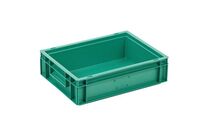 Manutan Expert - Bac norme Europe régénéré 10L Vert - 400x300x114mm - 97% recyclé, 100% recyclable