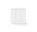 Interrupteur Mural sans Fil Bouton Triple avec 3 Récepteurs 220V 10A