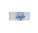 LOGO autoadhésif " INFO" pour TOTEM-EXPO