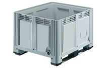 CAISSE-PALETTE 1200X1000X870 MM - FERME / 760 L - 2 SEMELLES - CONVEXE