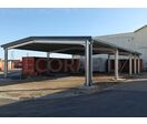 Hangar modulaire en kit type ECORAPID® pour abris ouverts de chantiers et cours