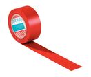 Tesa - Ruban Vinyle Rouge 33m x 50mm - Marquage Distanciation Sociale - PVC Résistant