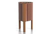 Corbeille de ville en polymère recyclé - GEA