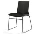 Chaise de bureau avec galette pieds luge