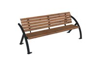 Buton Design - Banc SYDNEY 2m Pin/Métal Gris - 200cm - Mobilier Urbain Durable - 10 Ans Garantie
