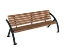 Buton Design - Banc SYDNEY 2m Pin/Métal Gris - 200cm - Mobilier Urbain Durable - 10 Ans Garantie