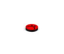 Aimant smiley recto-verso 35mm vert-rouge | PLOTREVER35VR