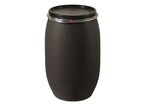 Fût Recyclé PEHD Noir - 120L - 100% Recyclé et Recyclable - Homologué UN