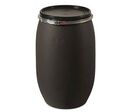 Fût Recyclé PEHD Noir - 120L - 100% Recyclé et Recyclable - Homologué UN