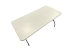 Table Pliante Reconditionnée - 153 X 76 Cm - Beige