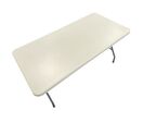 Table Pliante Reconditionnée - 153 X 76 Cm - Beige