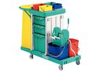 TTS - Chariot de ménage Magic-Line 350 - Plastique Vert 30L 2 Seaux - 112x65x135cm - Garantie 3 ans