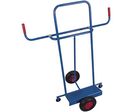 Variofit - Diable porte-panneaux - Charge 250 kg - Roues caoutchouc plein 260mm - Acier bleu