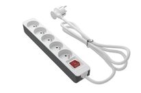 Alimentation de 5 équipements électriques | Bloc multiprise 5 prises Type E 16 A RS PRO