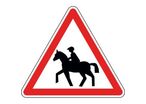 Panneau passage de cavaliers - A15c