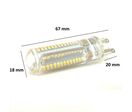 Ampoule LED G9 7W 220V SMD6630 96LED 360° - Blanc Neutre 4000K - 5500K