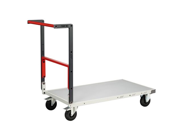 Chariot à dossier repliable 250 à 400 kg - Plateau mélaminé ou médium