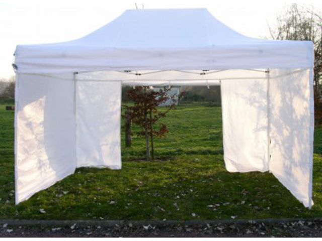 TENTE PLIANTE ACIER  3 x 4,5 M