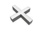 Connecteur 15W pour Luminaire Suspendu Interconnectable en X - Gris