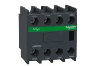 Commande auxiliaire industrielle | Bloc de contacts auxiliaires Schneider Electric LADN22 TeSys