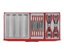 Servante d'atelier rouge édition 1011 pièces Mega Master set Teng Tools TCMM1011NV