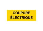 Panneau coupure électrique