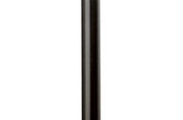 Globe Poteau acier gris Fume Ø60 3 Mêtres