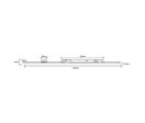 Linéaire sur Rail Triphasé 40-55W Ajustable 120cm 120° CCT Blanc - 3000K/4000K/6000K