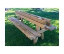Banc double en bois Pinède