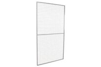 Troax - Cloison d&amp;#039;atelier grillagée UX450 - Acier Gris 2.20m x 1.5m - Maille 50x50mm - Éco-responsable