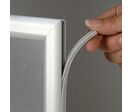 Porte-Visuel A5 Signalétique double-face socle 16,5 cm