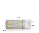 Ampoule LED G12 10W 220V - Blanc Neutre 4000K - 5500K