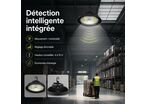 Supension Industrielle UFO IP65 Dimmable 150W-200W-250W 187lm/W avec détecteur de mouvement -