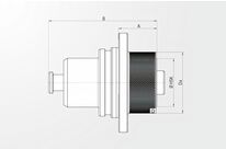 Adaptateur ISS pour taille de cône HSK | Haimer