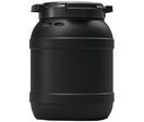 Curtec - Baril 6L Noir Anti UV - Usage Alimentaire et UN-X - Polyéthylène Haute Densité - Recyclable