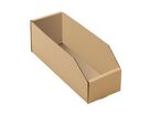 Bac à bec carton brun 300x105x115mm - Capacité 3,6L - Éco-responsable