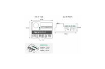 Détecteur de mouvement avec Dimmer et DIP Switch IP20