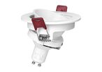 Support Spot GU10/MR16 Encastrable Rond Orientable Aluminium Blanc