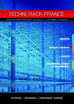 Techni Rack France - Catalogue Produits