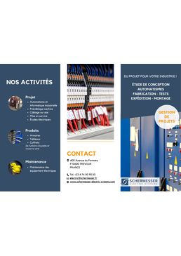 Electricité industrielle - Schermesser Electric Systems