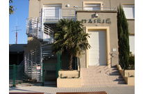 Escalier hélicoïdal d&amp;#039;accès aux bureaux