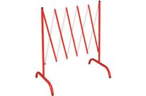 Viso - Barrière Extensible Droite Rouge/Blanc - 1050x2300mm - Sécurité Chantier, Entrepôt, Parking - 3 Ans Garantie