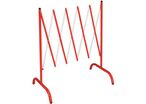 Viso - Barrière Extensible Droite Rouge/Blanc - 1050x2300mm - Sécurité Chantier, Entrepôt, Parking - 3 Ans Garantie