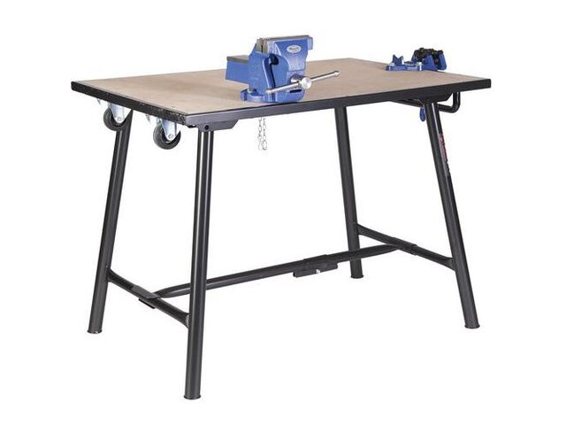 Armorgard - Établi Pliable TuffBench BH1080-HW - 1080x750x820 mm - Robuste avec Roues et Poignée