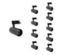 Pack de 20 - Spot LED sur Rail Triphasé CCT 20W 60° Noir