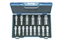 Composition de douilles longues 1/2" 15 pièces : D 19 L-015